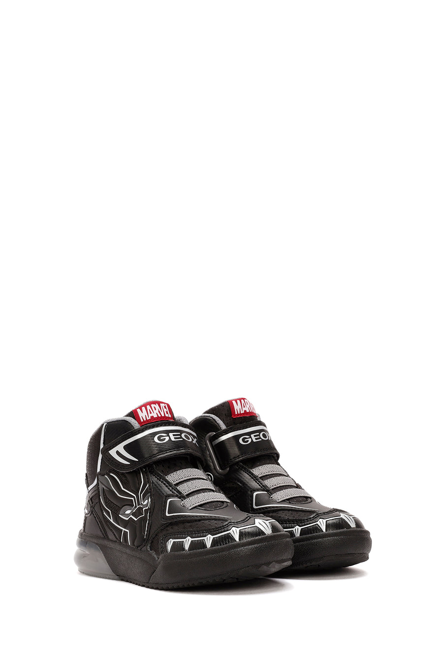 Geox Boy Black Grayjay Patterned Boots