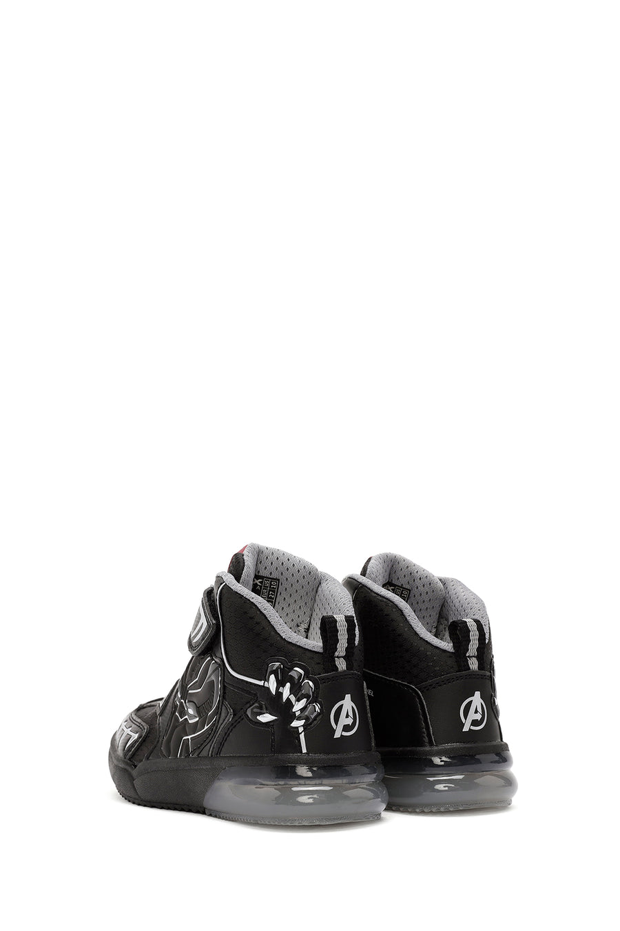 Geox Boy Black Grayjay Patterned Boots