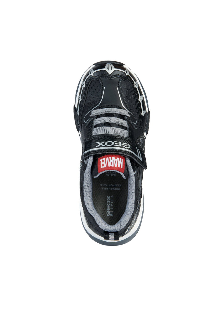 Geox Boy Black Bayonyc Lace-Up Sneaker