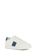 Geox Boy White Eclyper Lace-Up Sneaker | Derimod