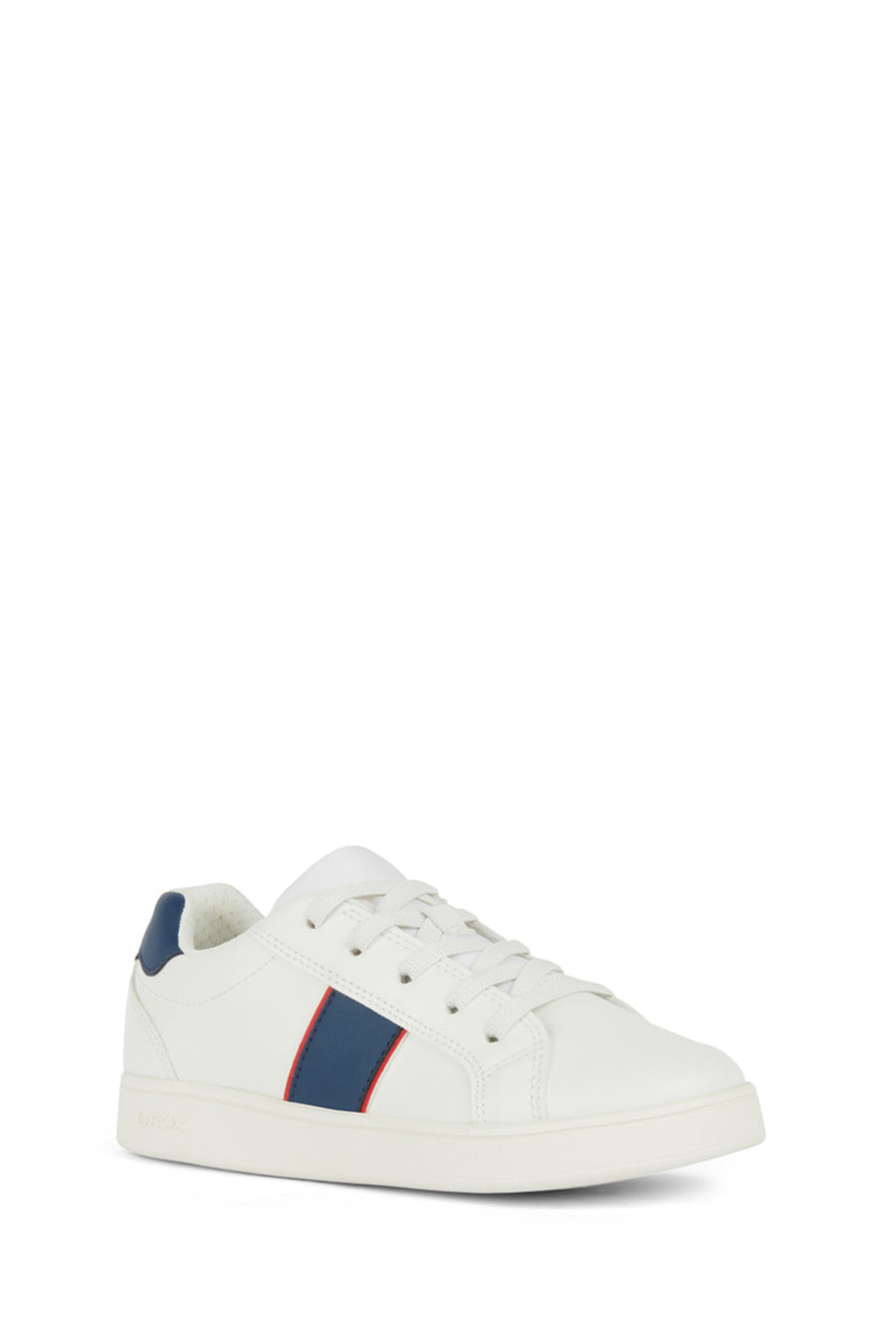 Geox Boy White Eclyper Lace-Up Sneaker