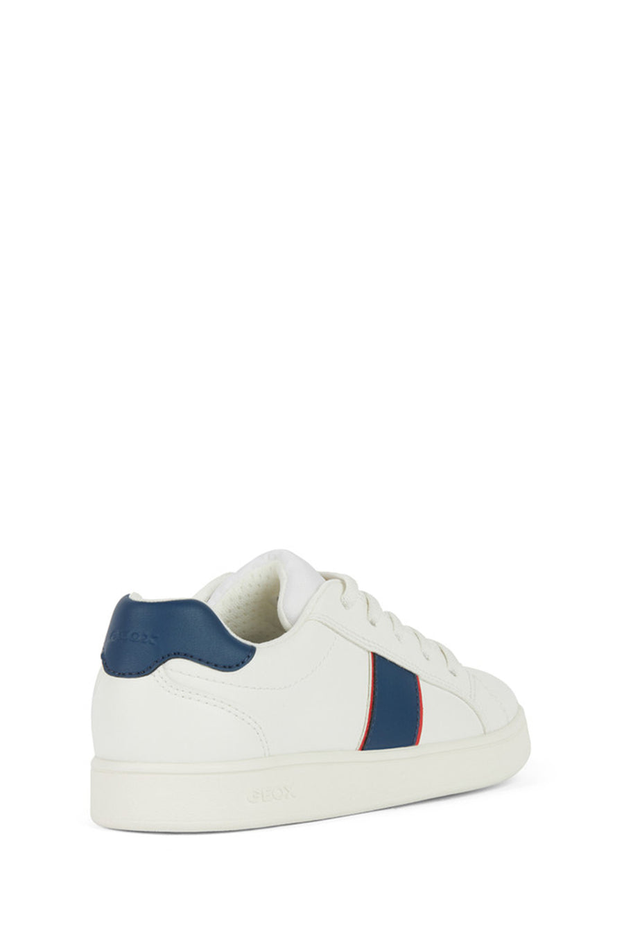 Geox Boy White Eclyper Lace-Up Sneaker