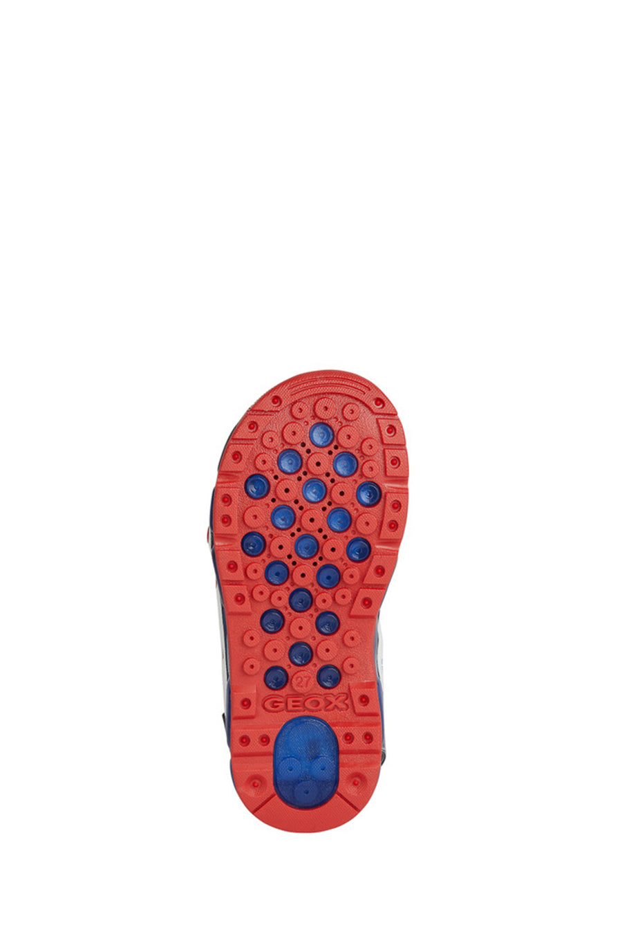 Geox Boy Red Android Strap Leather Sandals