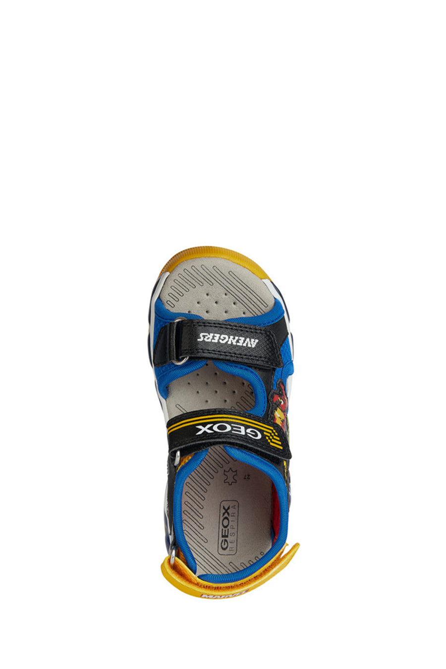 Geox Boy Blue Android Strap Leather Sandals