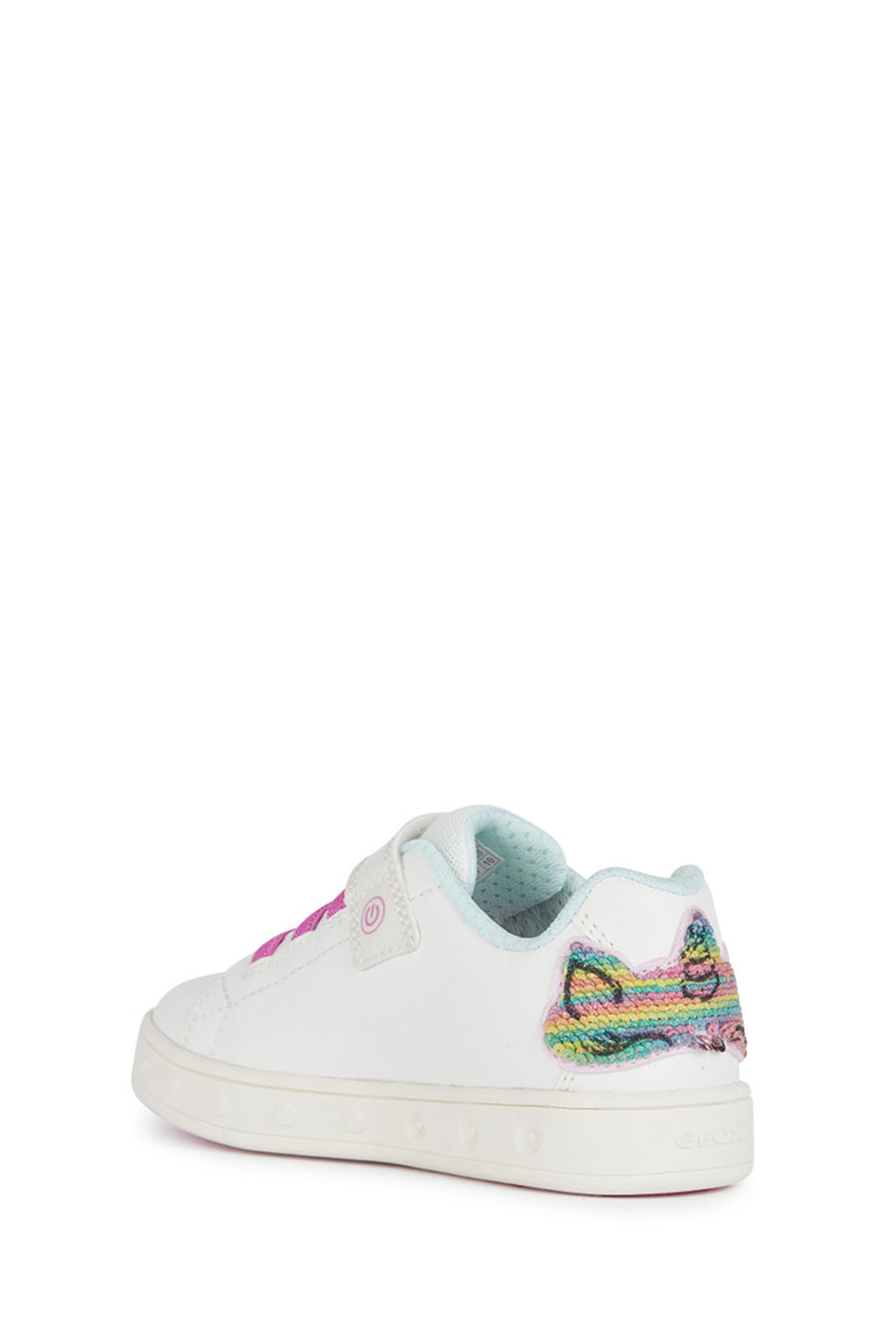 Geox Kız Çocuk Beyaz Skylin Deri Sneaker