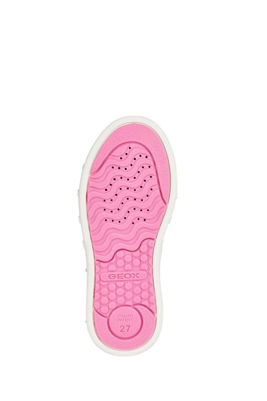 Geox Kız Çocuk Beyaz Skylin Deri Sneaker