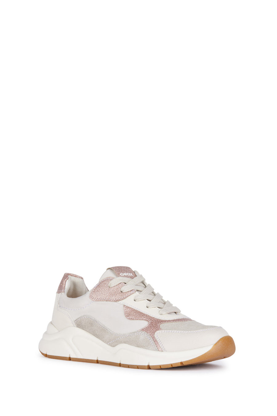 Geox Kız Çocuk Beyaz Mawazy Bağcıklı Sneaker