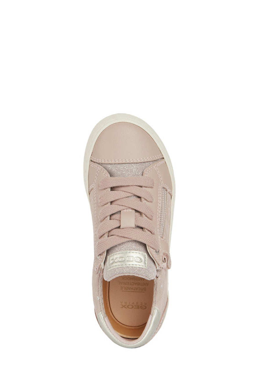 Geox Kız Çocuk Pembe Kilwi Fermuarlı Deri Sneaker