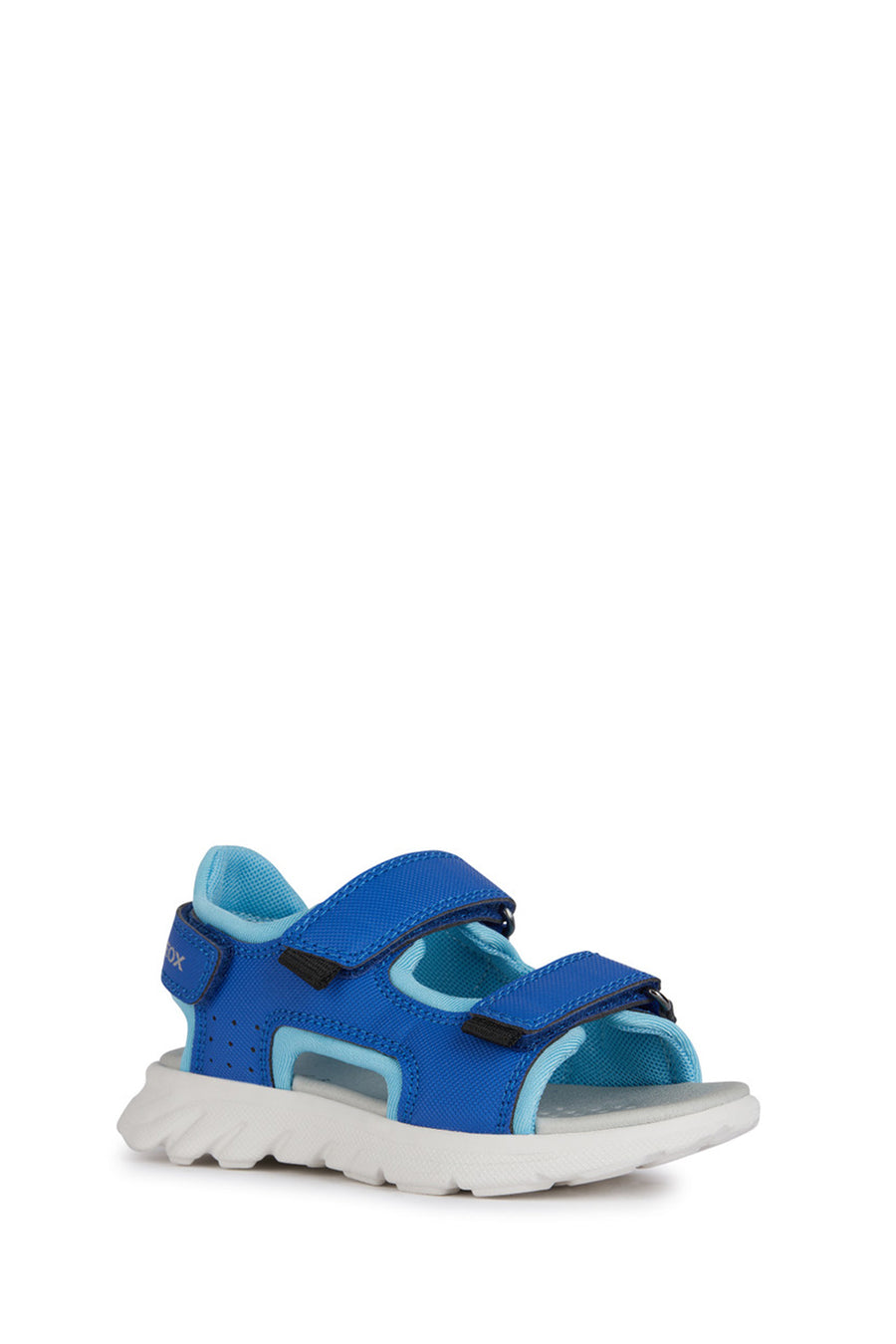 Geox Boy Blue Airadium Strap Leather Sandals