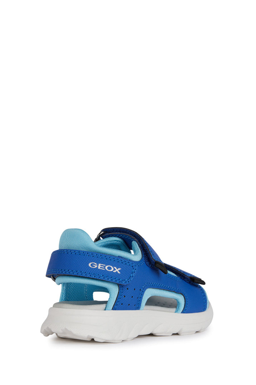 Geox Boy Blue Airadium Strap Leather Sandals
