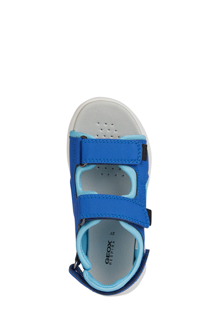 Geox Boy Blue Airadium Strap Leather Sandals