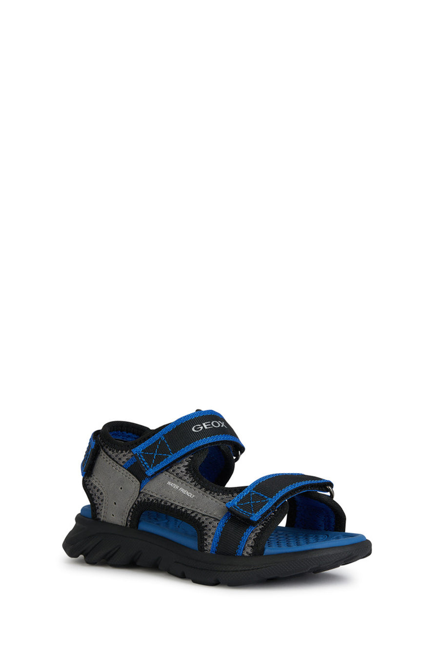 Geox Boy's Multicolored Airadium Strap Leather Sandals