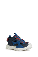 Geox Boy's Multicolored Airadium Strap Leather Sandals | Derimod
