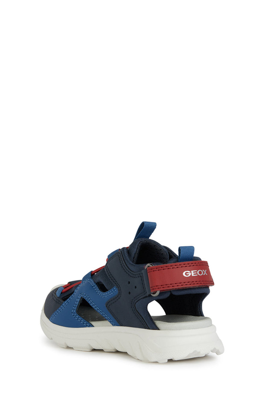 Geox Boy's Multicolored Airadium Strap Leather Sandals