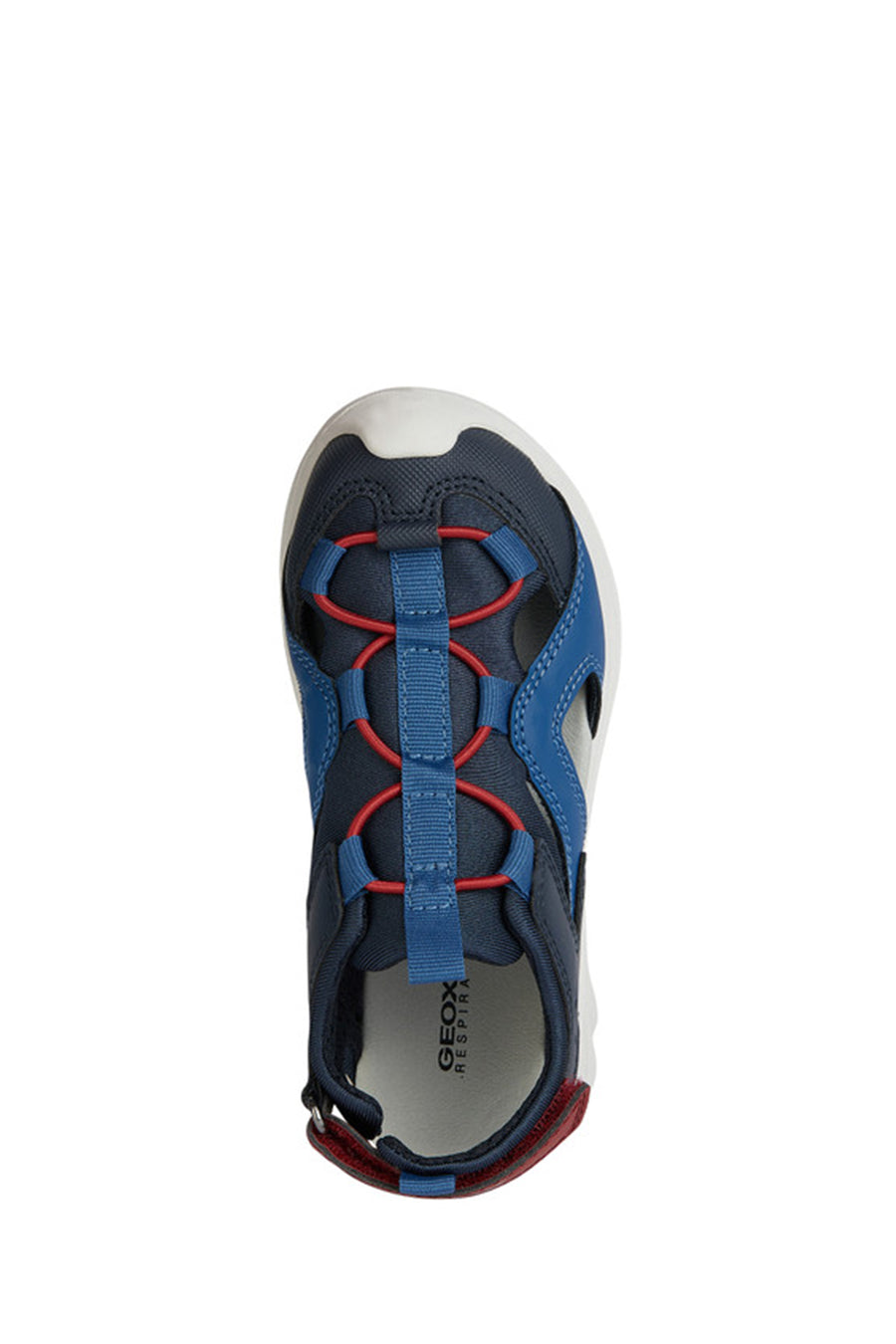 Geox Boy's Multicolored Airadium Strap Leather Sandals