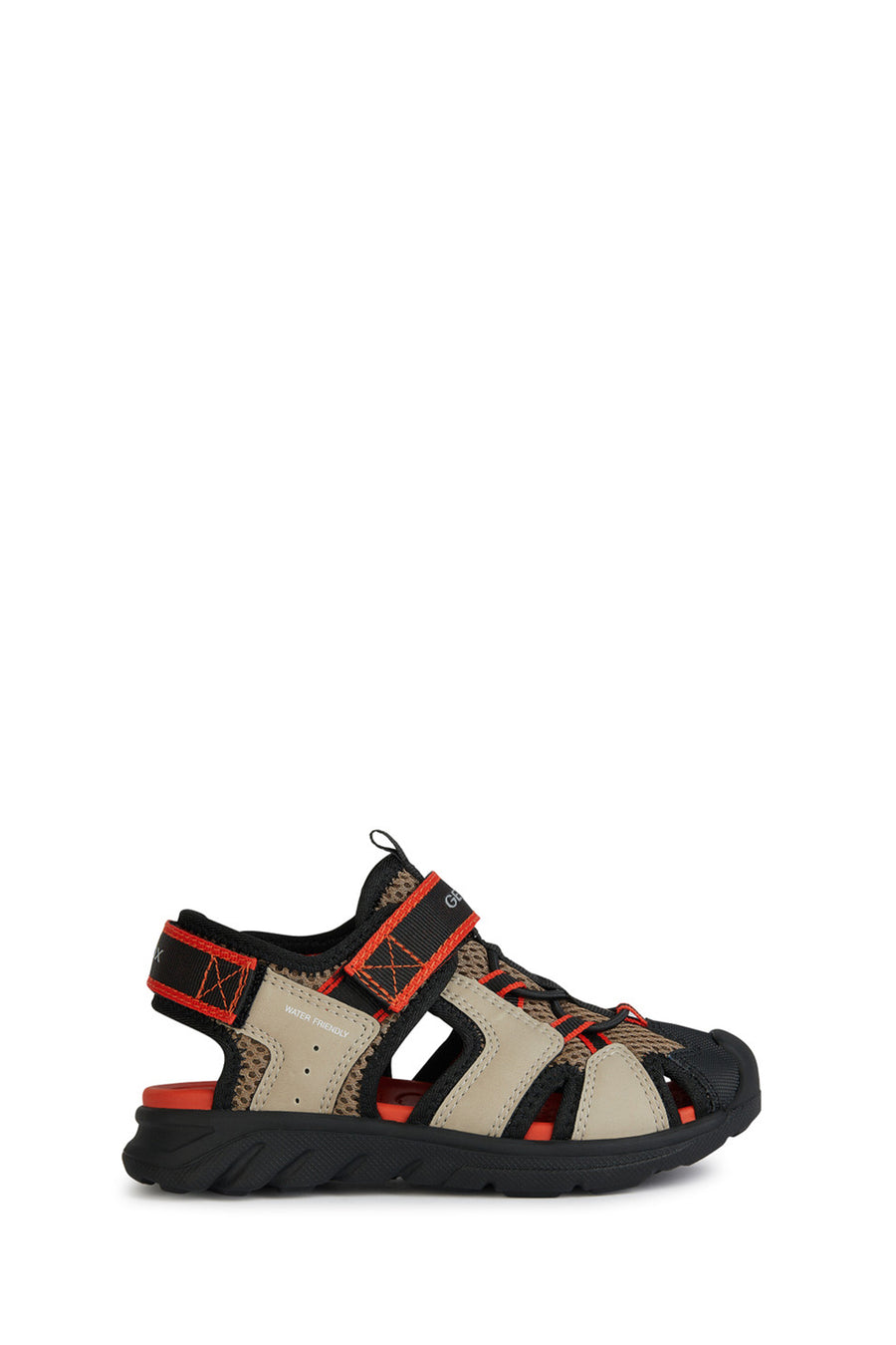 Geox Boy's Multicolored Airadium Strap Leather Sandals J45F1F014MEC5051 | Derimod