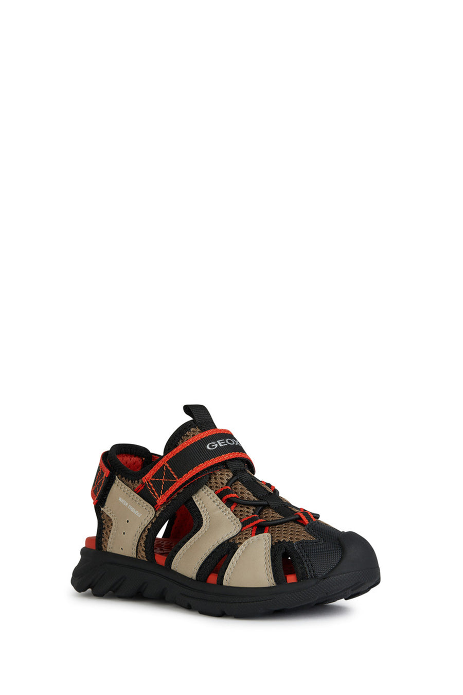 Geox Boy's Multicolored Airadium Strap Leather Sandals