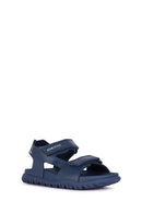 Geox Boy Navy Blue Fusbetto Junior Sandals | Derimod