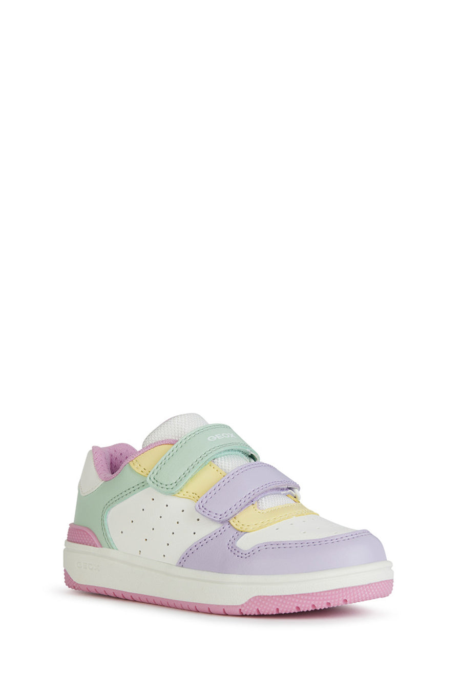 Geox Kız Çocuk Beyaz Washiba Bantlı Deri Sneaker