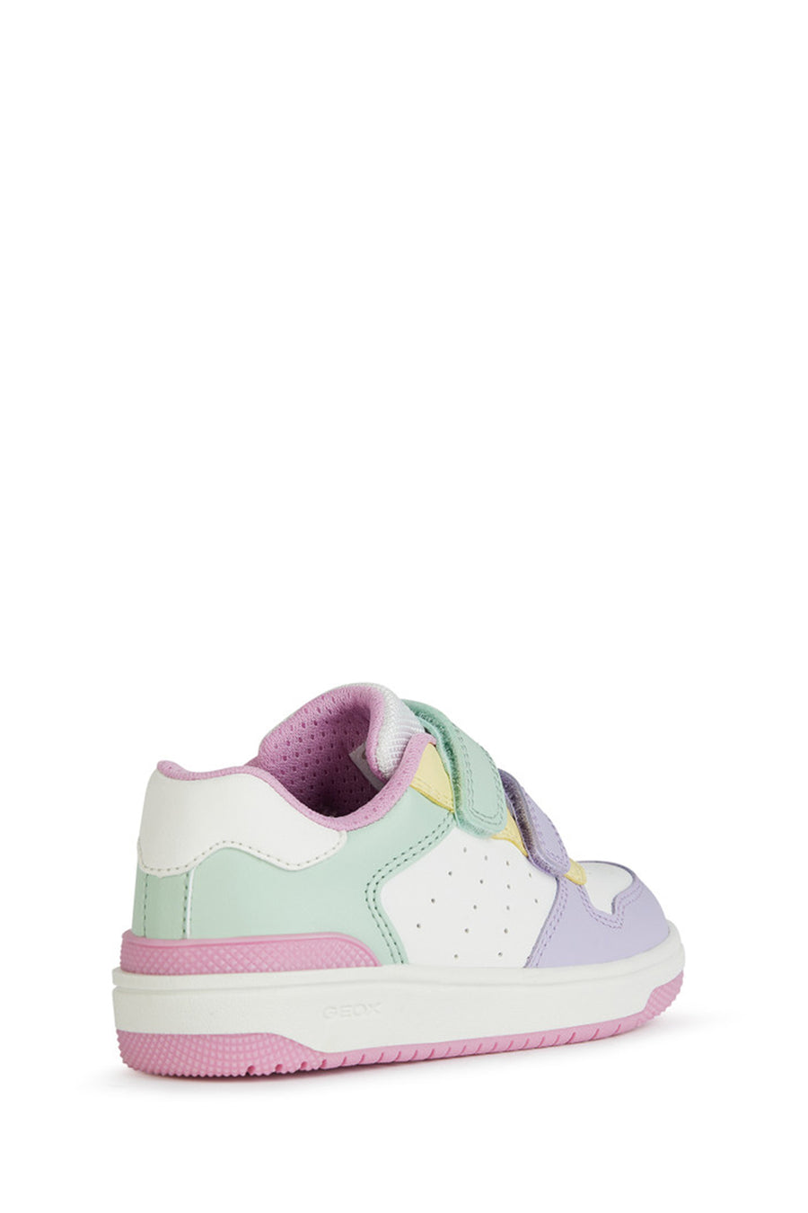 Geox Kız Çocuk Beyaz Washiba Bantlı Deri Sneaker