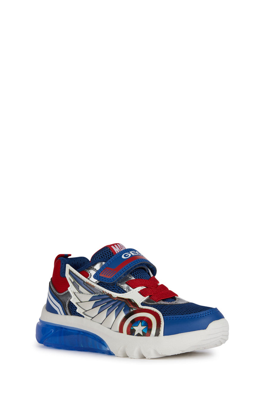 Geox Boy's Multicolored Cyberdron Strappy Sneaker