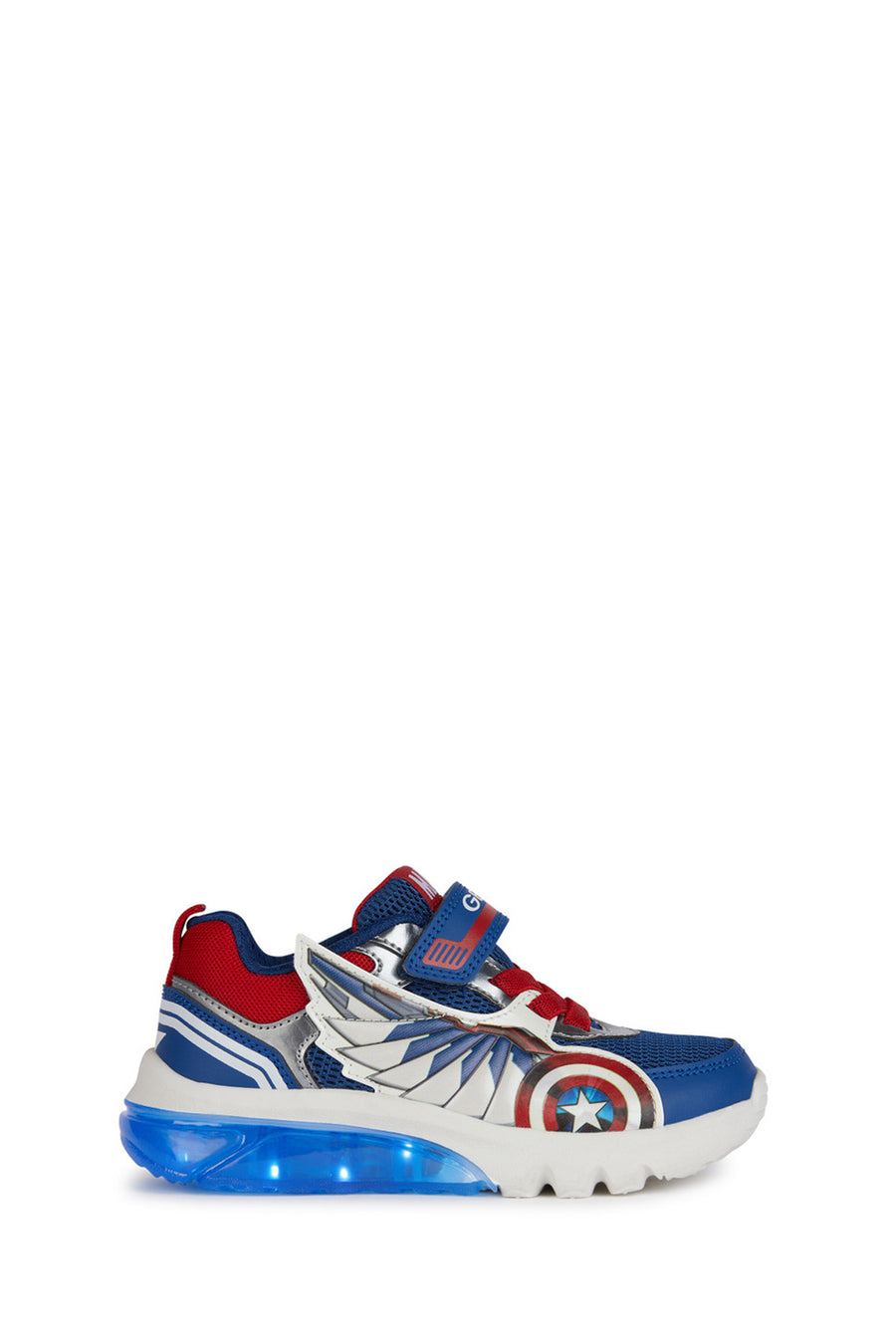 Geox Boy's Multicolored Cyberdron Strappy Sneaker