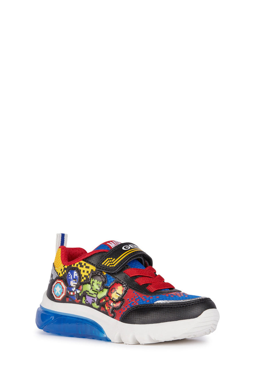 Geox Boy's Multicolored Cyberdron Strappy Sneaker