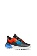 Geox Erkek Çocuk Siyah Activart Illuminus Junior Sneaker | Derimod