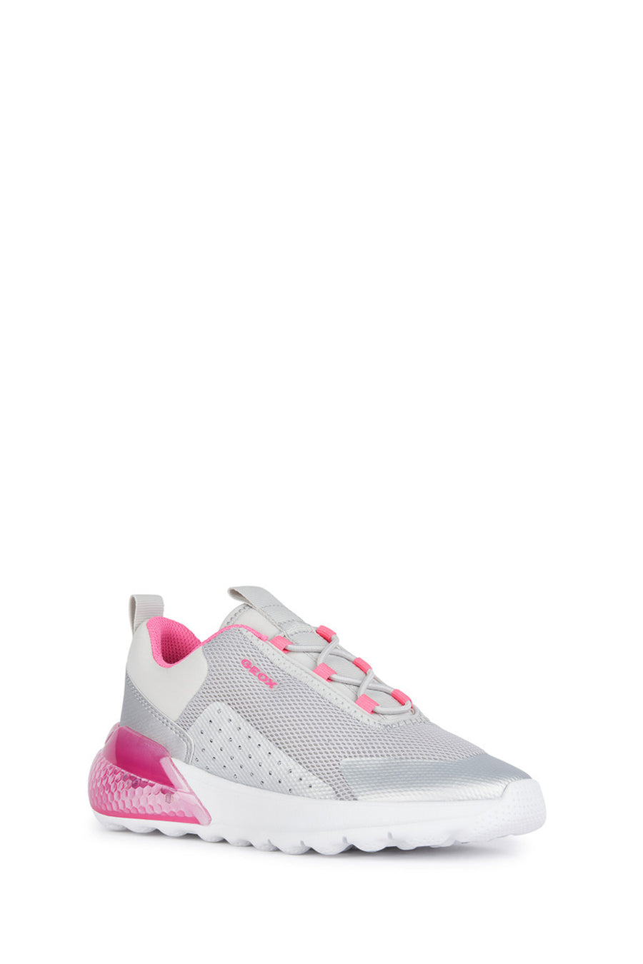 Geox Kız Çocuk Gri Activart Illuminus Sneaker