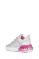 Geox Girls Gray Activart Illuminus Sneaker | Derimod
