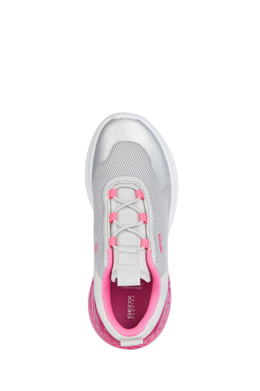 Geox Kız Çocuk Gri Activart Illuminus Sneaker