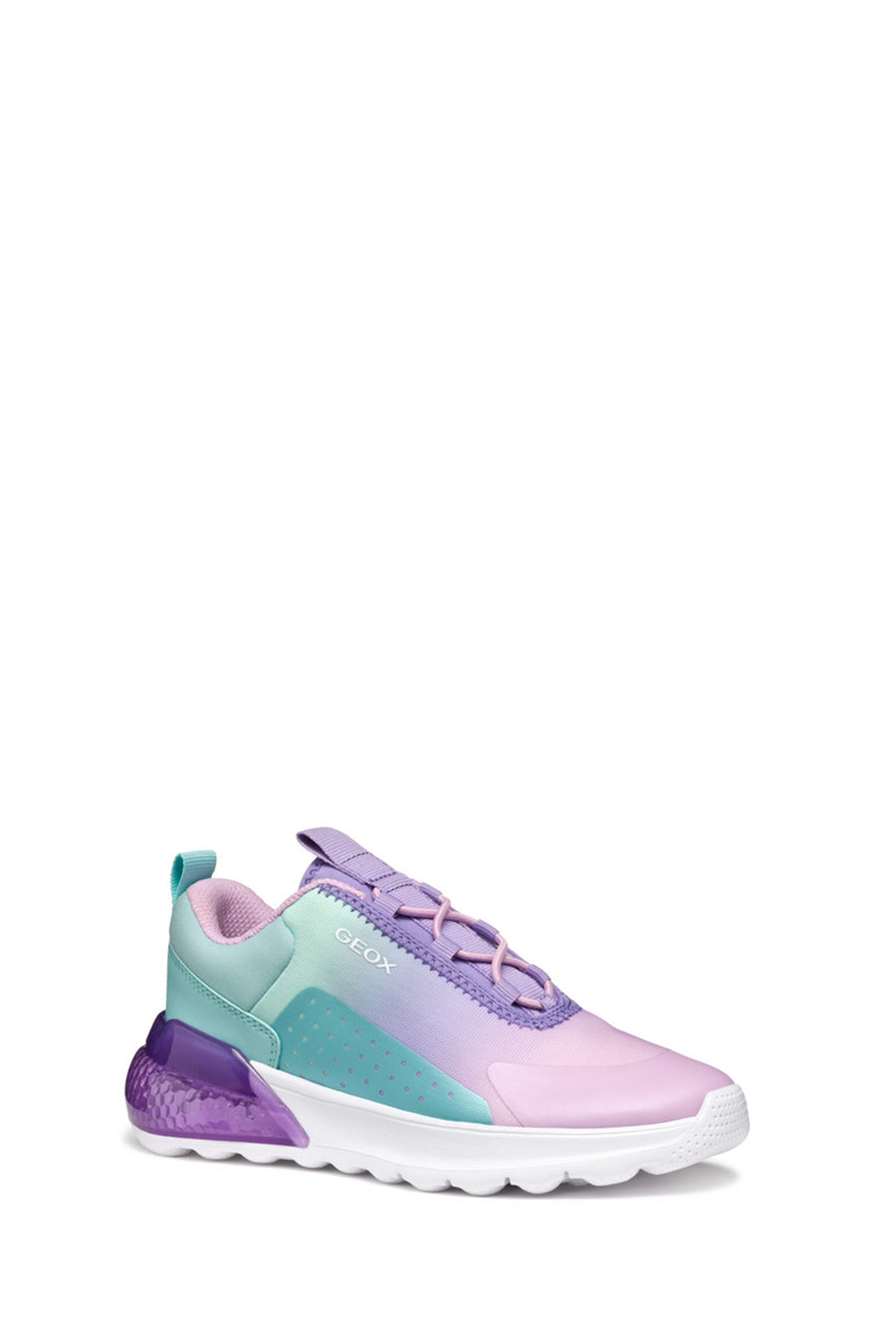 Geox Girls Multicolored Activart Illuminus Junior Sneaker