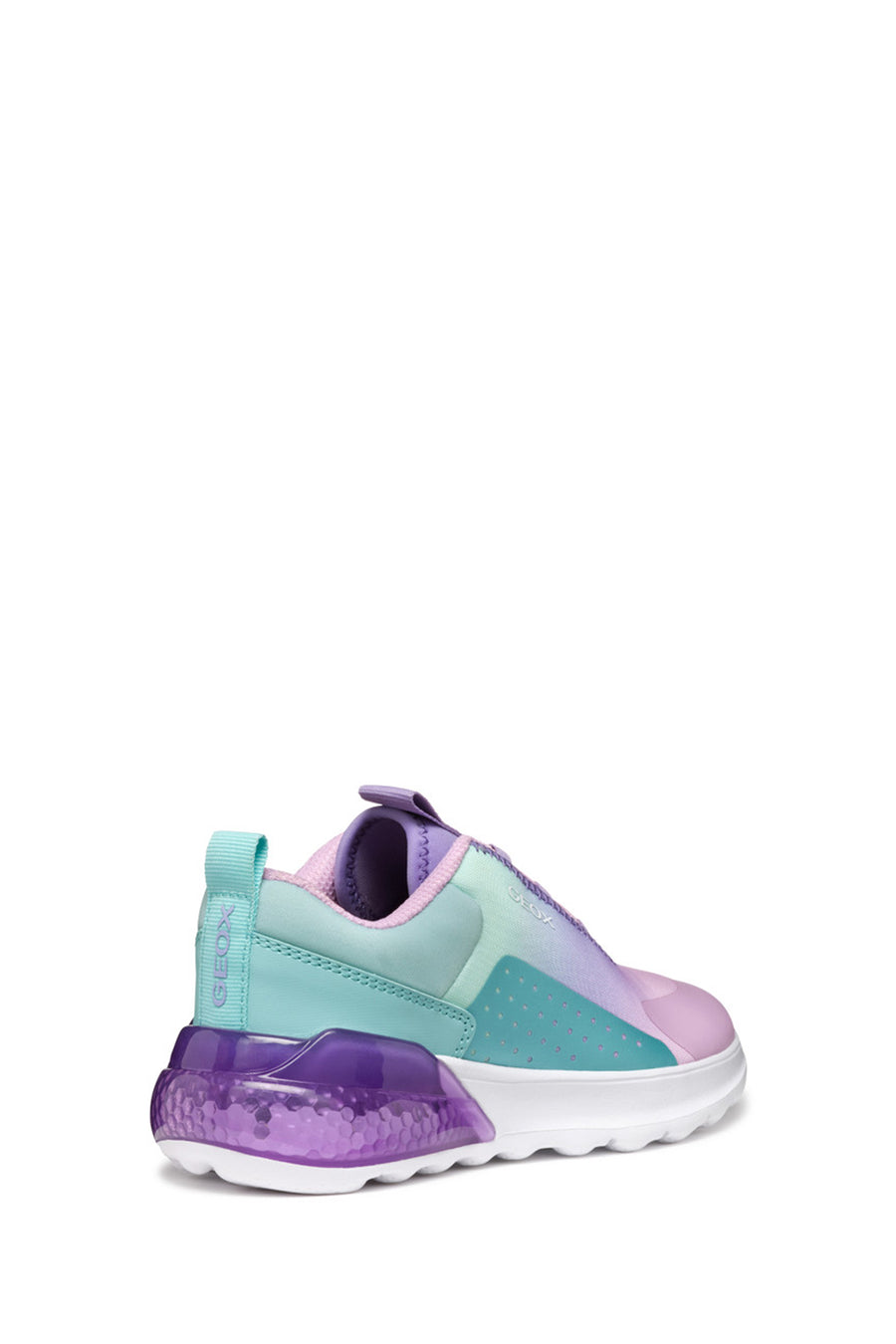 Geox Girls Multicolored Activart Illuminus Junior Sneaker