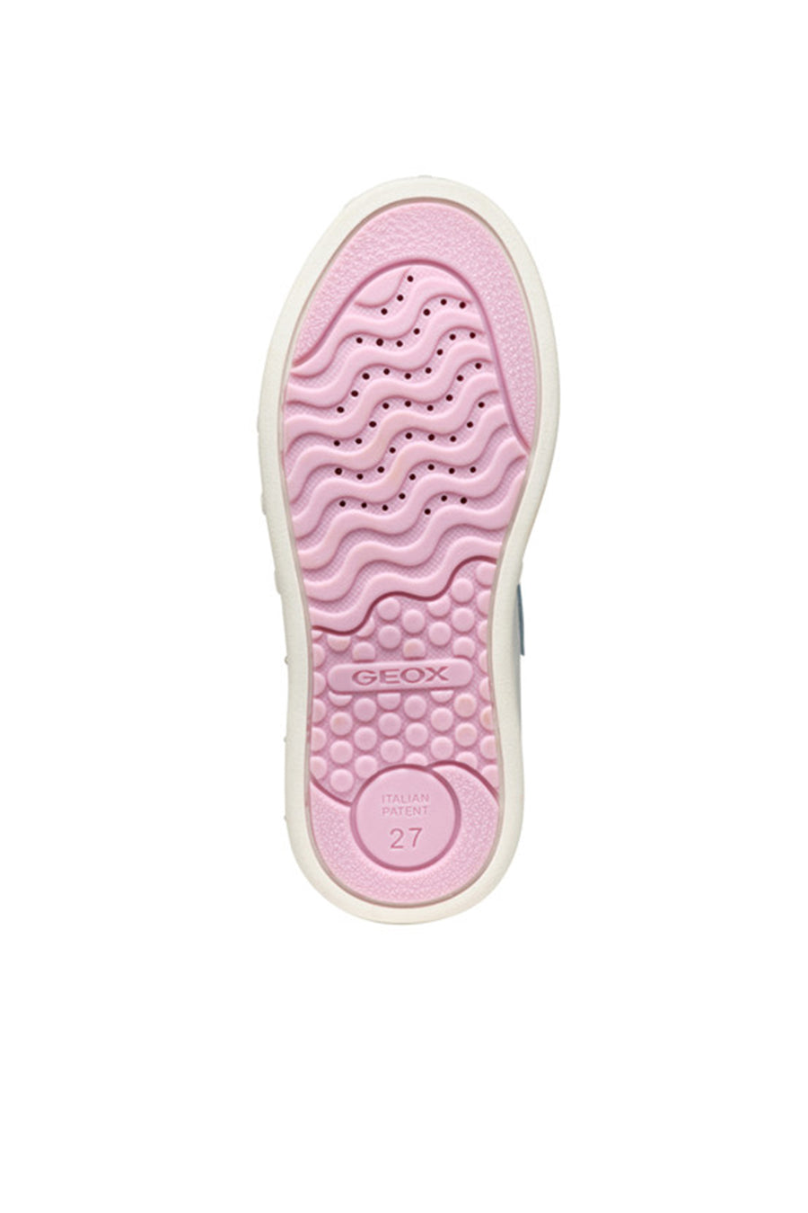 Geox Girl White Skylin Patterned Sneaker