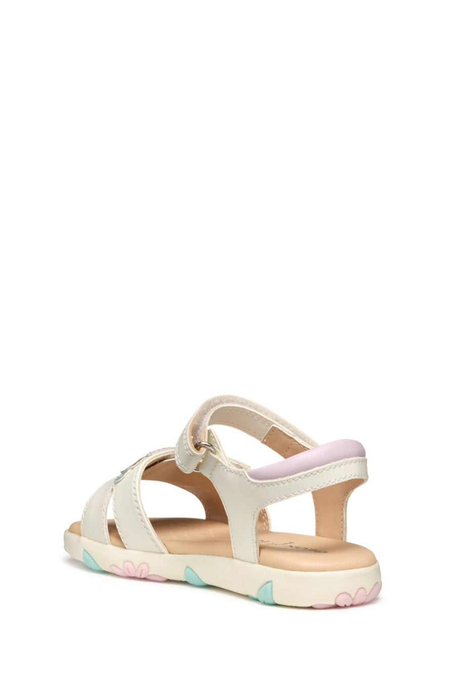 Geox Girls White Haiti Sandals