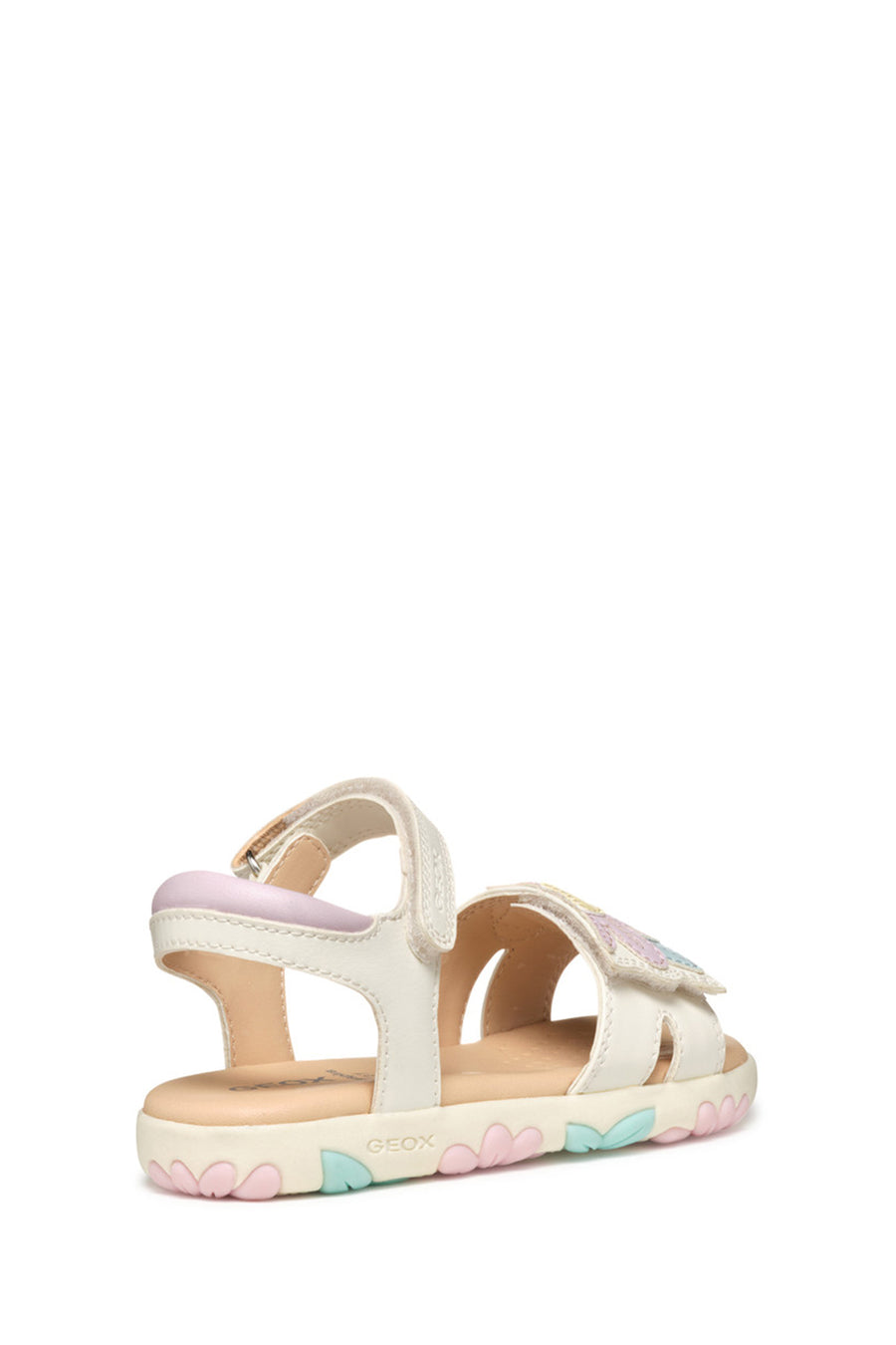 Geox Girls White Haiti Sandals
