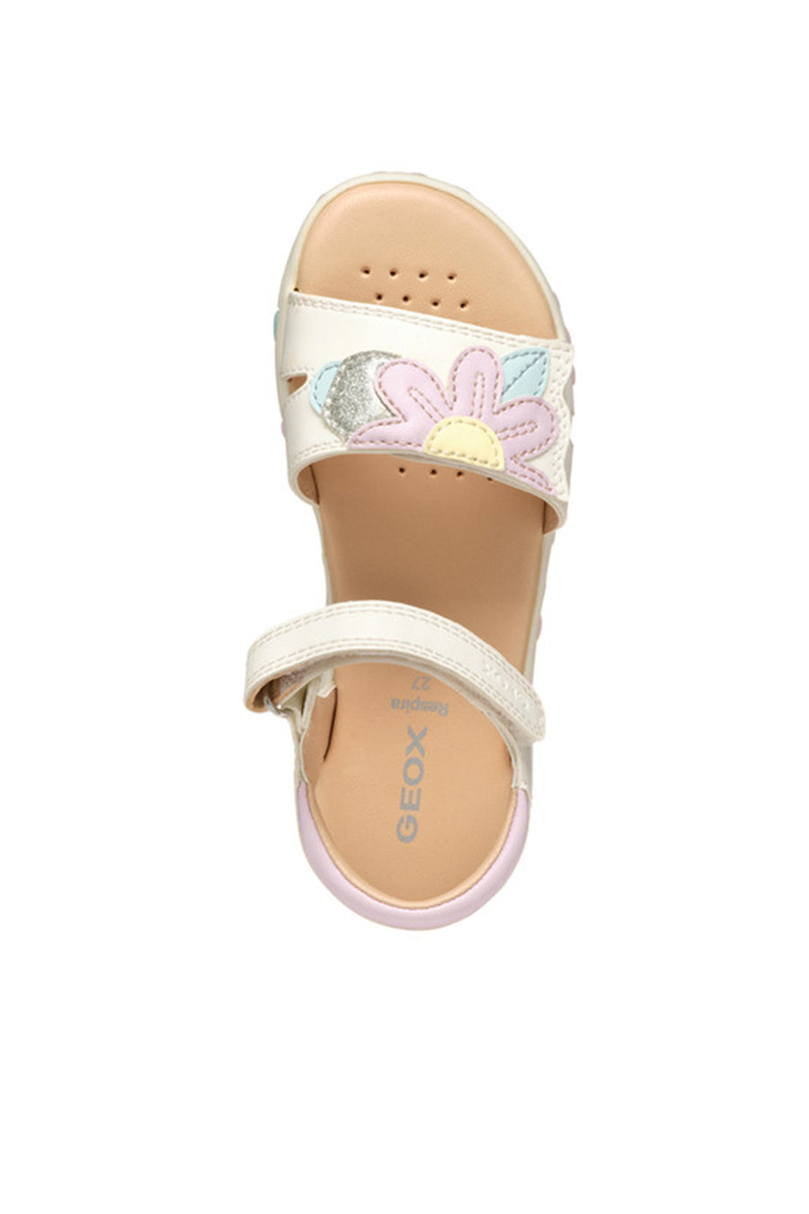 Geox Girls White Haiti Sandals