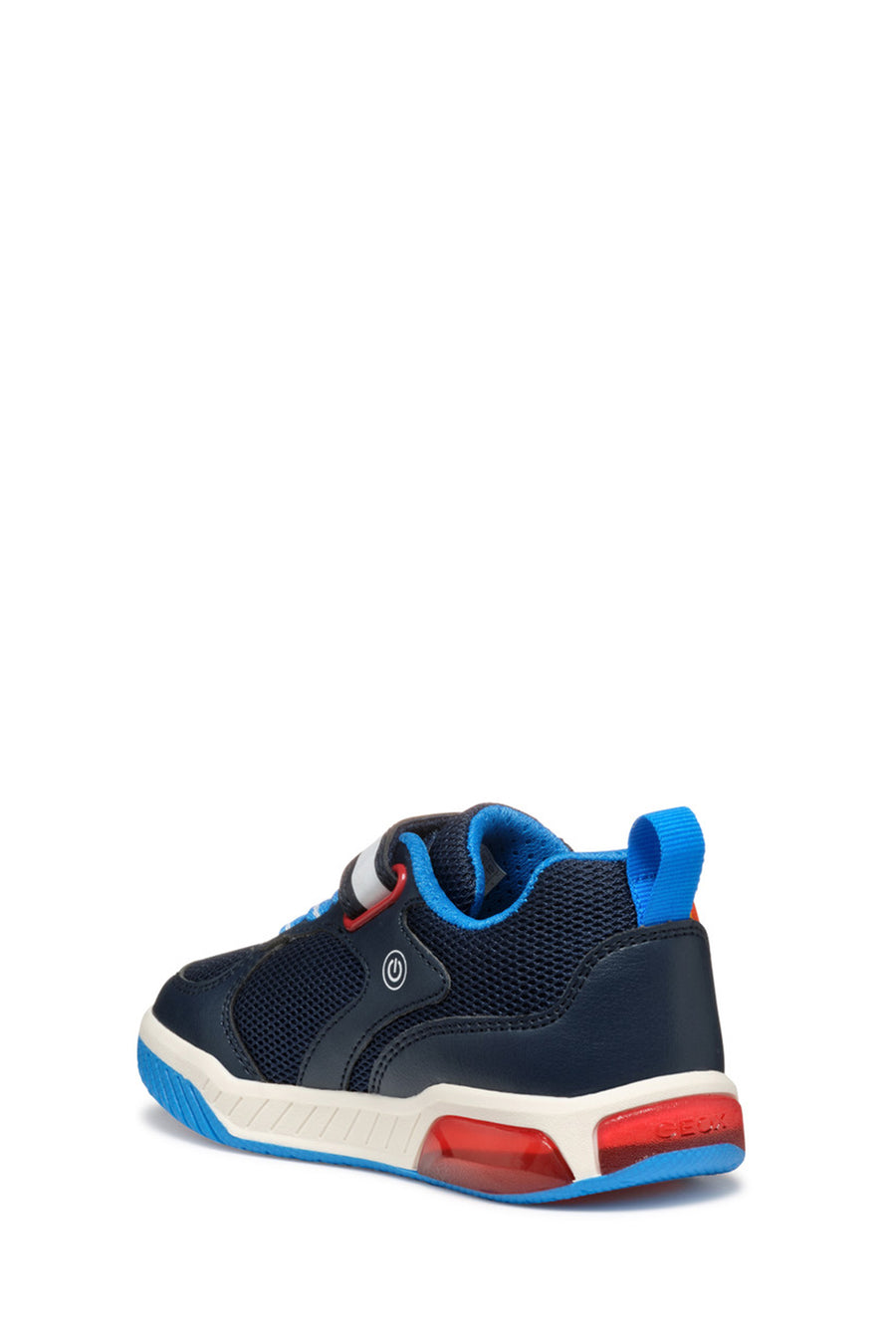 Geox Boy Navy Blue Cow Sneaker