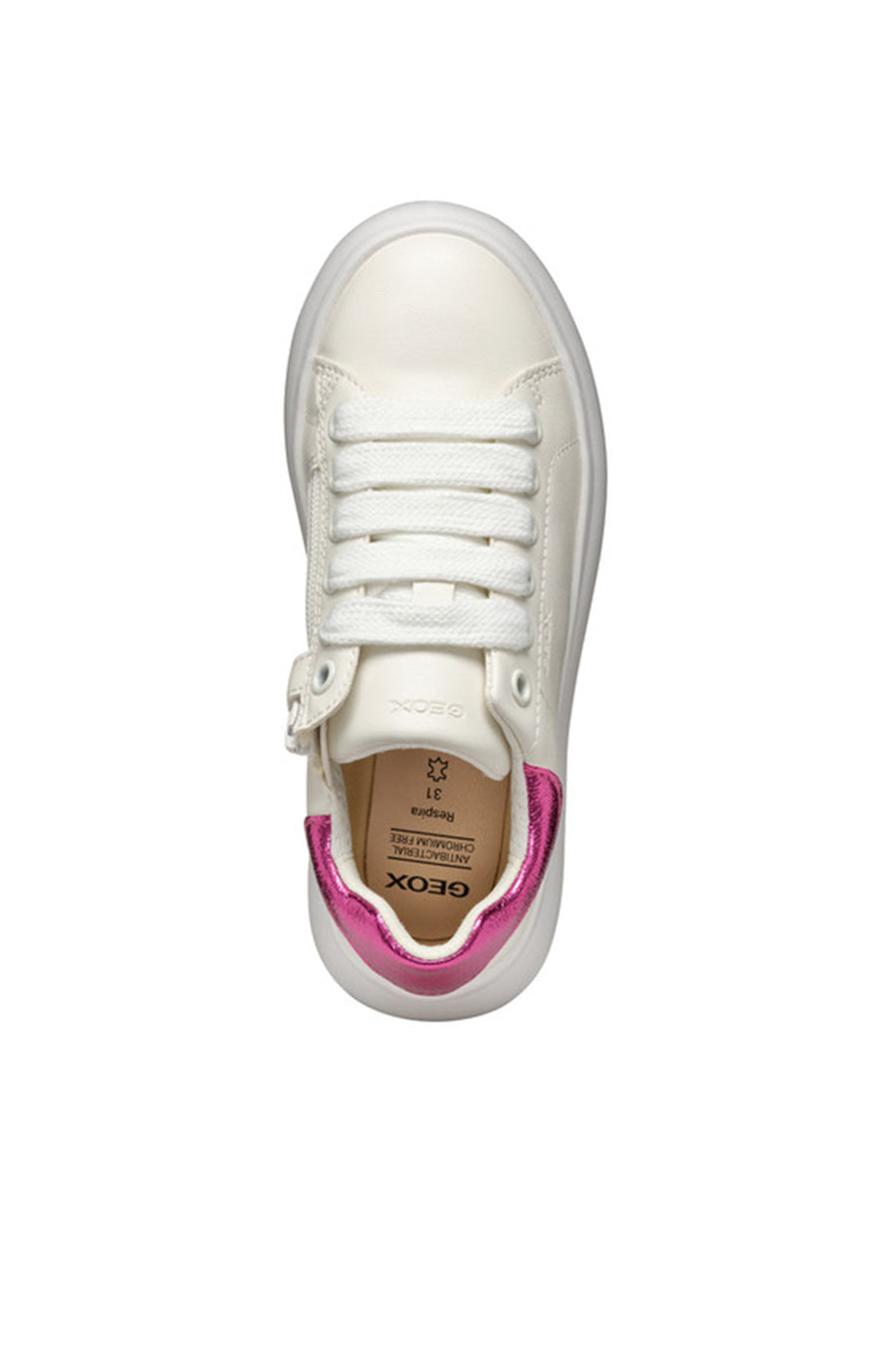 Geox Kız Çocuk Beyaz Puffypop Sneaker