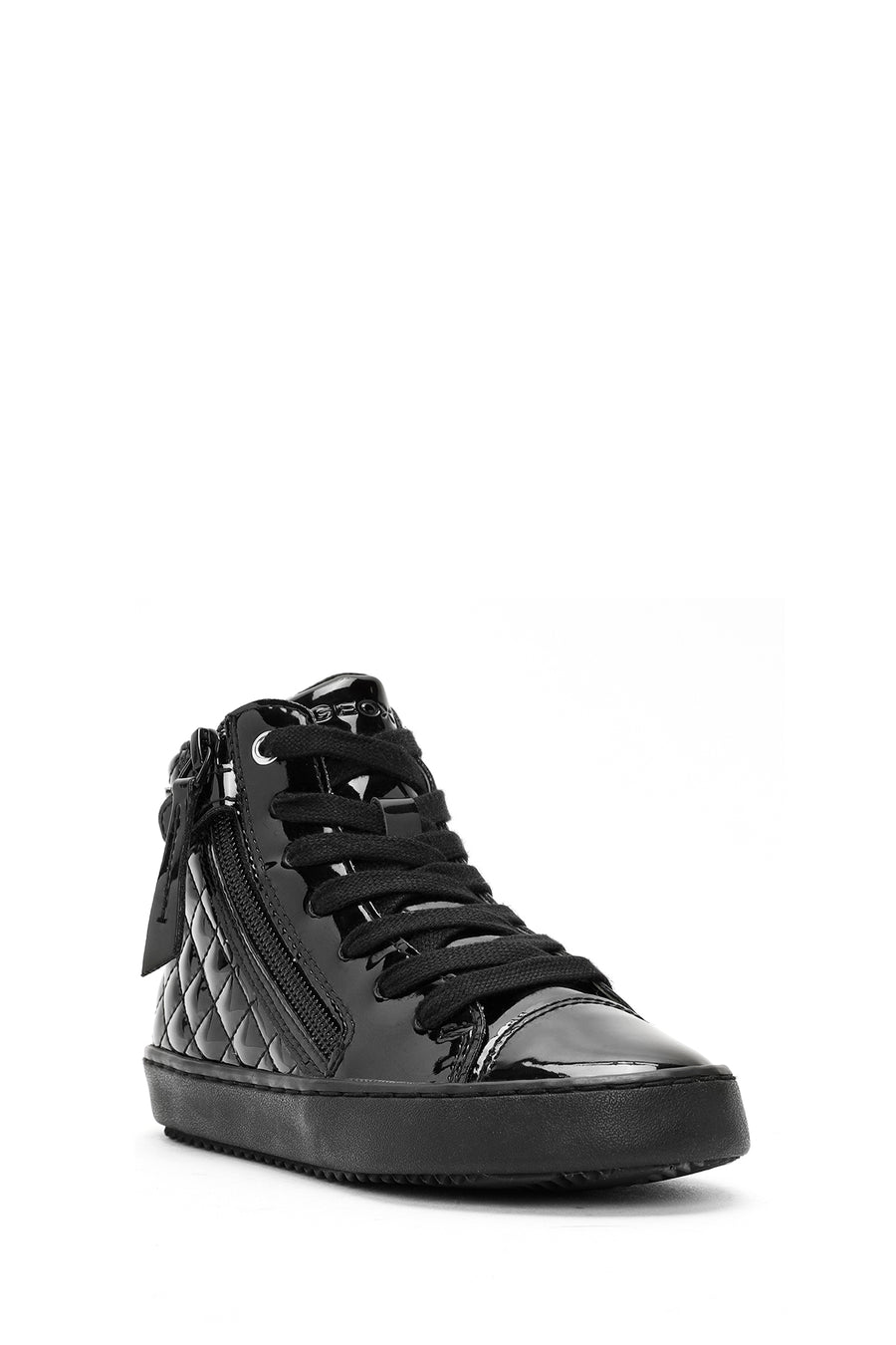 Geox Kız Çocuk Siyah Kalispera Fermuarlı Rugan Bilekli Sneaker