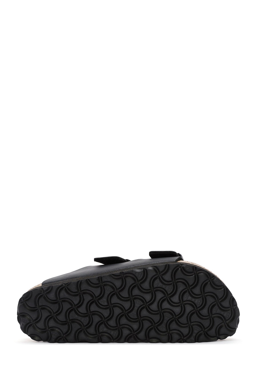 Birkenstock Women's Black Double Buckle Arizona Bf Flat Slippers