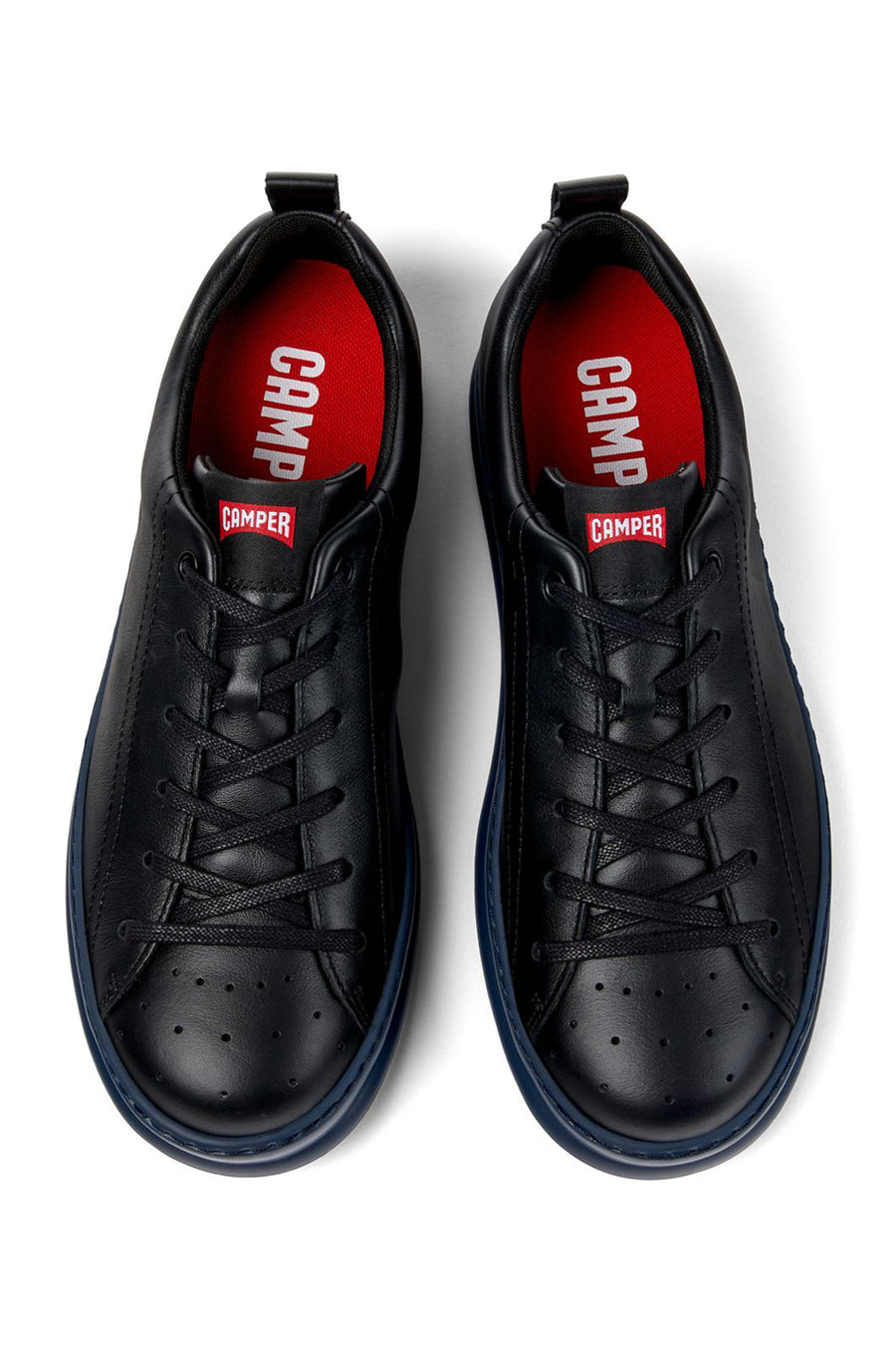 Camper Men's Black Runner Four Leather Sneaker