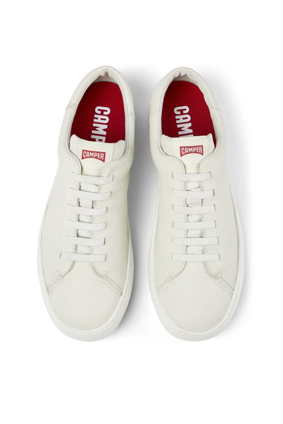 Camper Erkek Beyaz Peu Touring Deri Sneaker