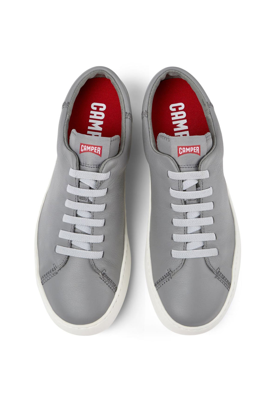 Camper Erkek Gri Peu Touring Deri Sneaker