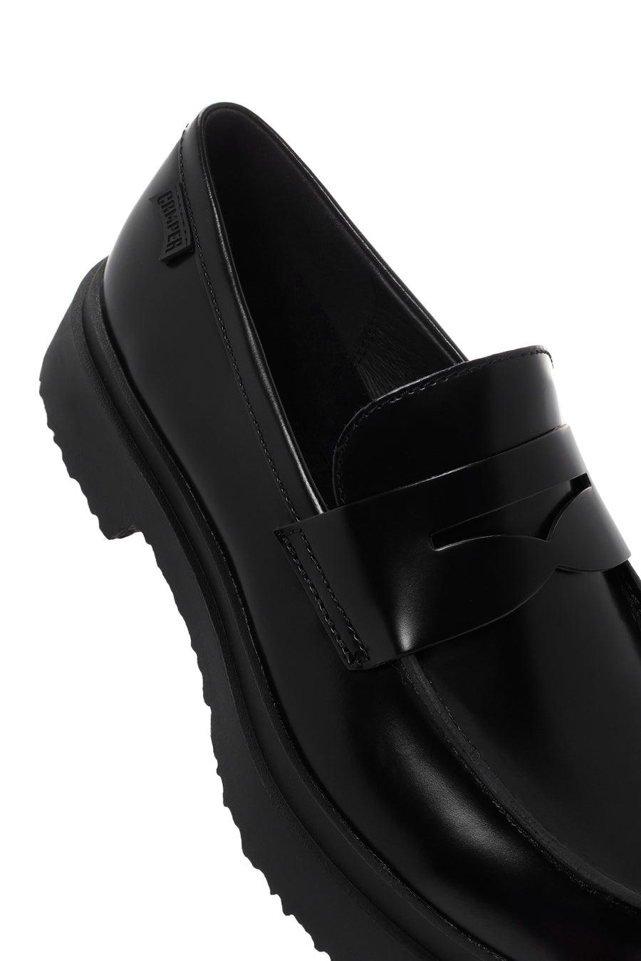 Camper Erkek Siyah Walden Deri Casual Loafer