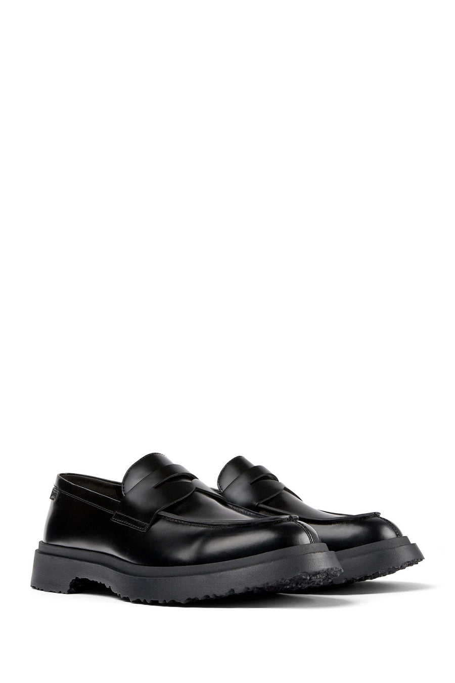 Camper Erkek Siyah Walden Deri Casual Loafer