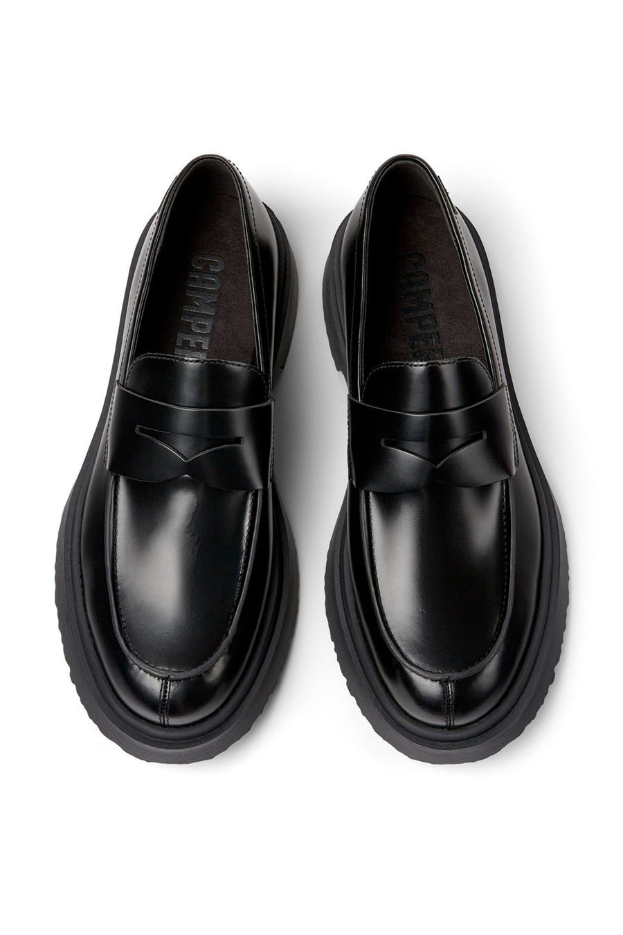 Camper Erkek Siyah Walden Deri Casual Loafer