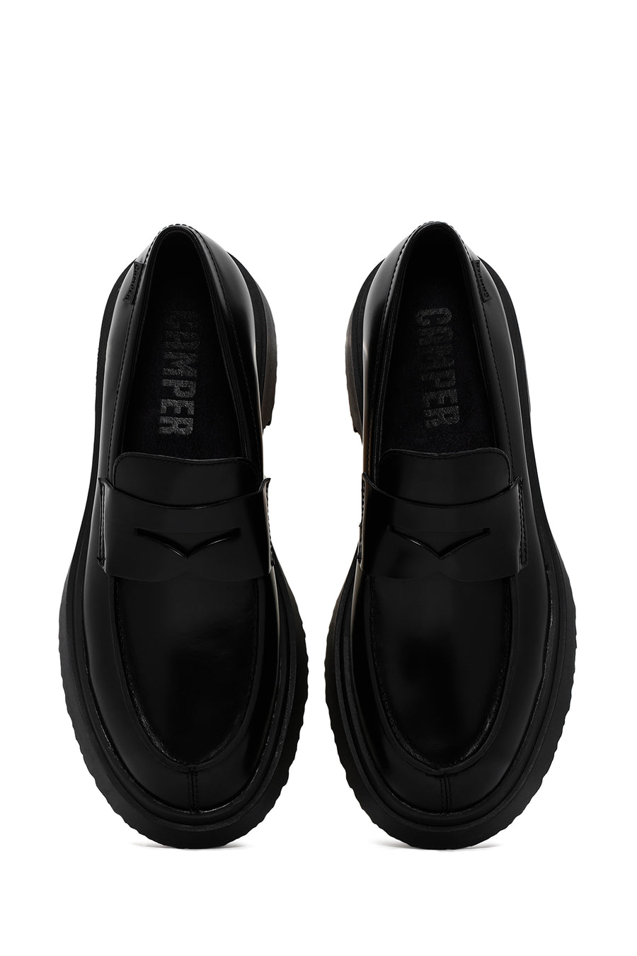 Camper Erkek Siyah Walden Deri Casual Loafer