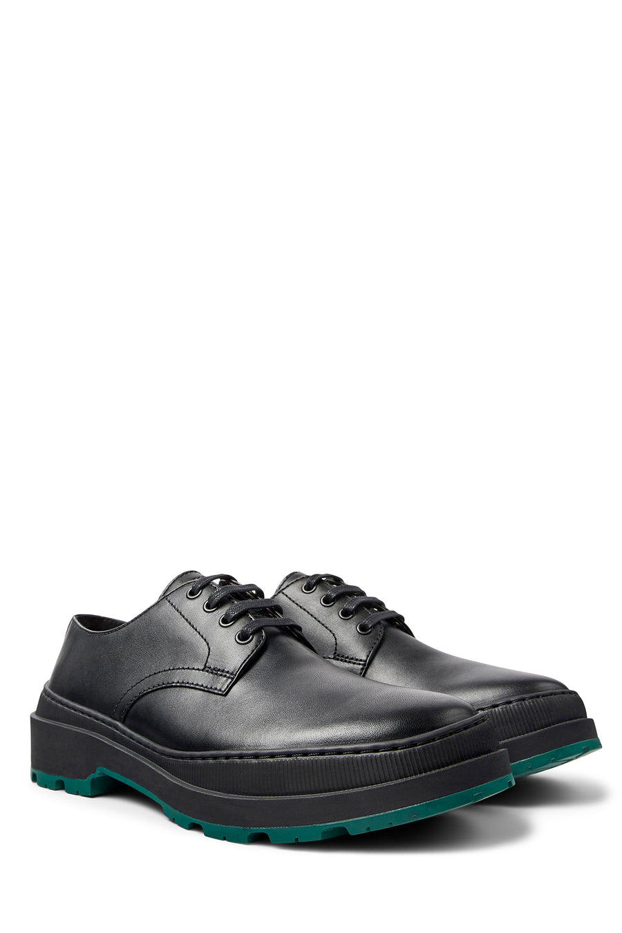 Camper Men's Black Brutus Trek Leather Casual Shoes