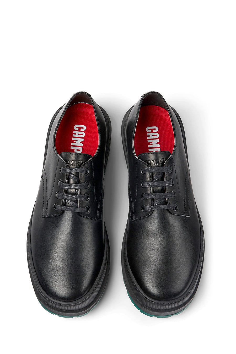Camper Men's Black Brutus Trek Leather Casual Shoes